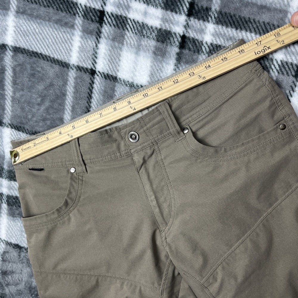 Kuhl Silencr Cargo Shorts Mens 32 Brown Evergreen Pockets Outdoor Style 5230 EUC - Picture 8 of 12